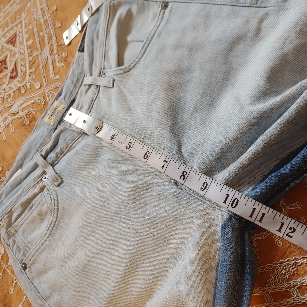Citizens Of Humanity Cora Crop Relaxed Shadow Inseam Jeans 25 - Picture 14 of 15